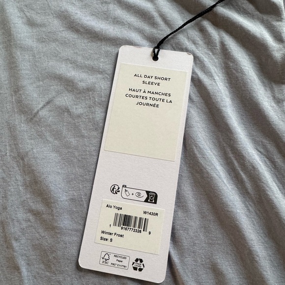 Alo NWT all day short sleeve shirt - Picture 4 of 5